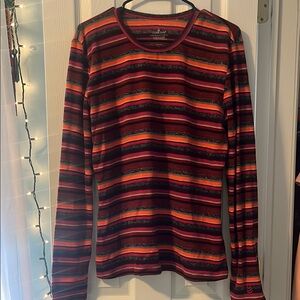 Colorful Striped Long Sleeve Shirt